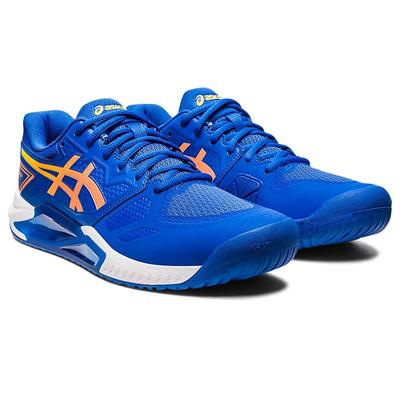 Asics Mens GEL-Challenger 13 Tennis Shoes -  Tuna Blue/Sun Peach - main image