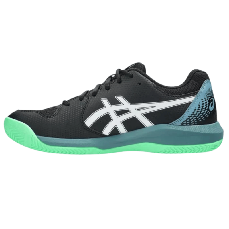 Asics Mens Gel-Dedicate 8 Padel Shoes - Black/Vital Green - main image