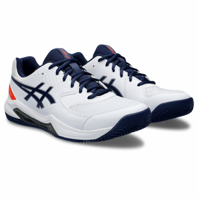 Asics Mens GEL-Dedicate 8 Clay Tennis Shoes - White - main image