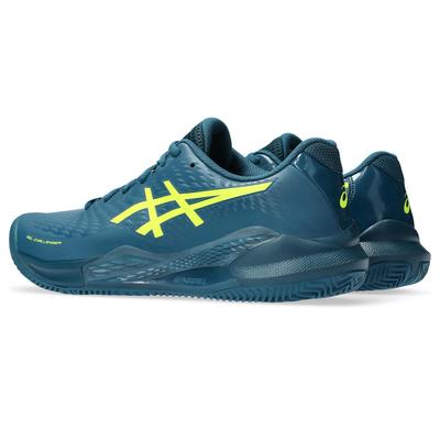 Asics Mens GEL-Challenger 14 Clay Tennis Shoes - Restful Teal/Safety Yellow - main image