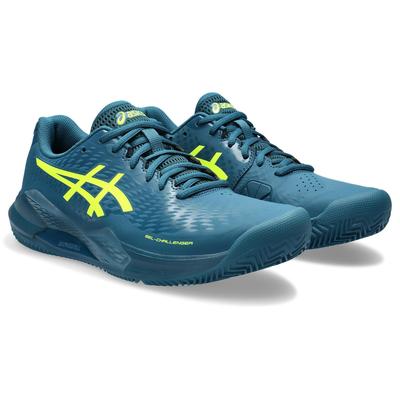 Asics Mens GEL-Challenger 14 Clay Tennis Shoes - Restful Teal/Safety Yellow - main image