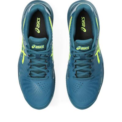 Asics Mens GEL-Challenger 14 Clay Tennis Shoes - Restful Teal/Safety Yellow - main image