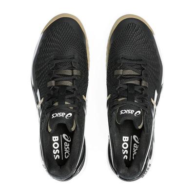 Asics x Hugo Boss Mens GEL-Resolution 9 Tennis Shoes - Black/Camel - main image