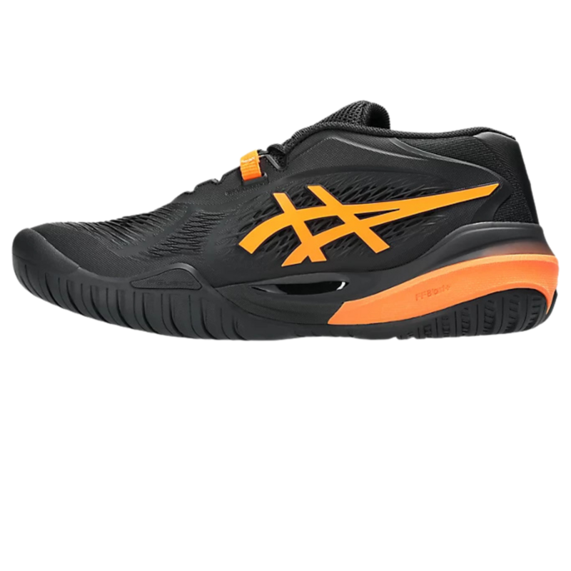 Asics Mens GEL-Resolution X Tennis Shoes - Black/Shocking Orange - main image