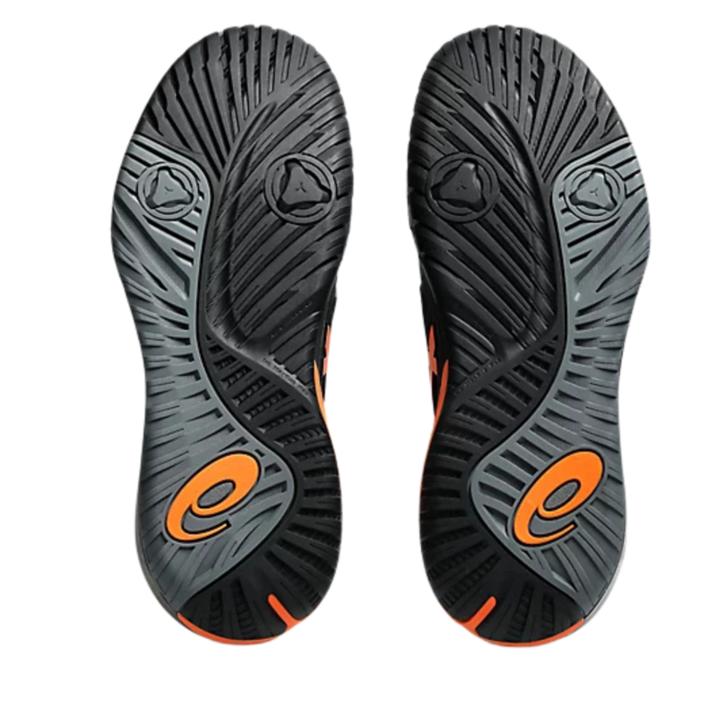 Asics Mens GEL-Resolution X Tennis Shoes - Black/Shocking Orange - main image