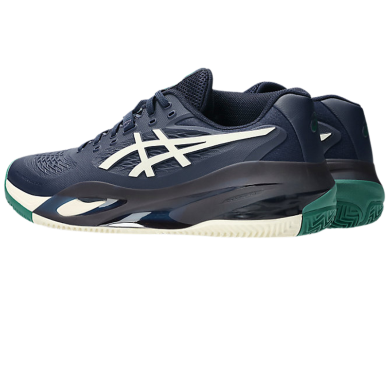 Asics Mens GEL-Resolution X Clay Court Tennis Shoes - Midnight/Cream - main image