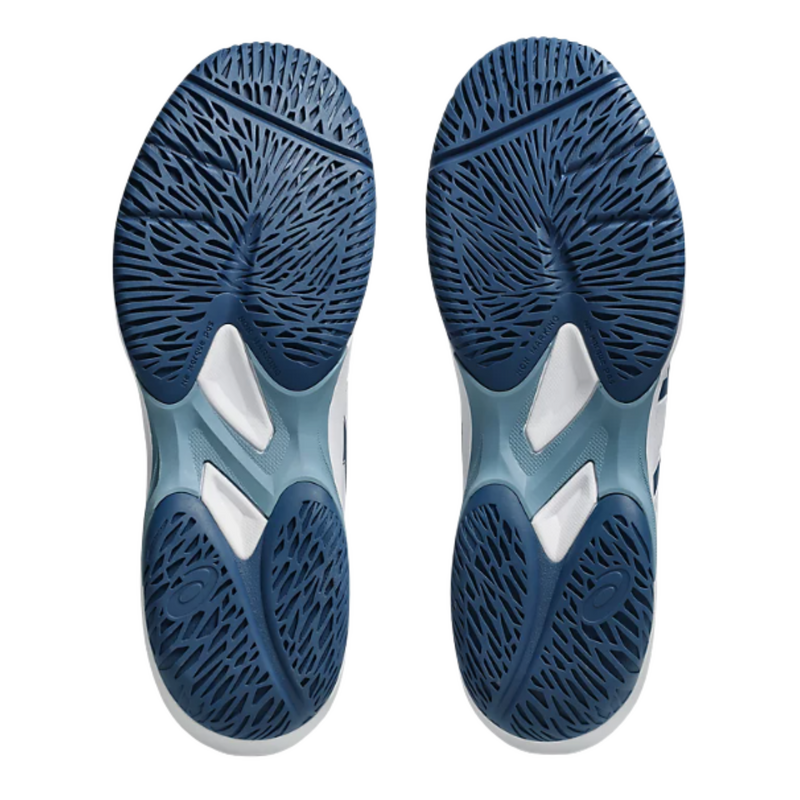 Asics Mens Game FF Pickleball Shoes - White/Twilight Blue - main image