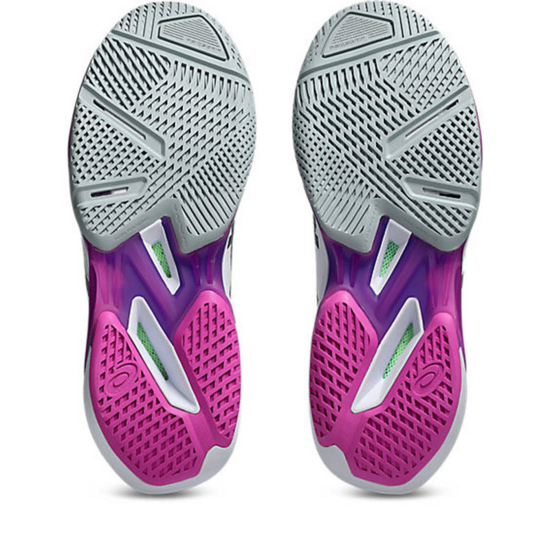 Asics Mens Solution Speed FF4 Tennis Shoes - White/Digital Sakura - main image