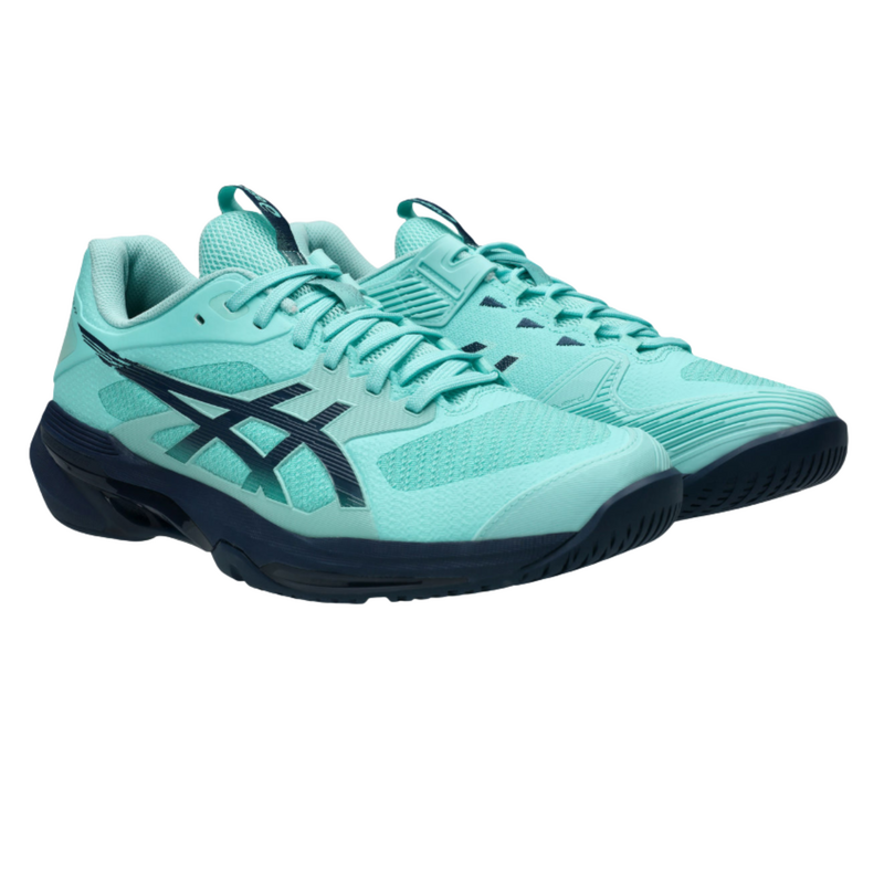 Asics Mens Solution Speed FF 4 Tennis Shoes - Illuminate Mint/Night Sky - main image