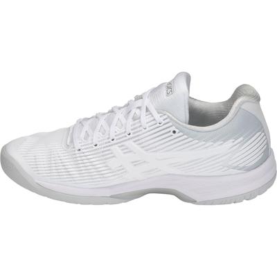 Asics Womens Solution Speed FF Tennis Shoes - White/Silver - main image