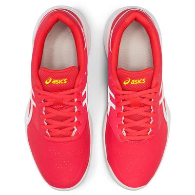 Asics Womens GEL-Game 7 Tennis Shoes - Laser White/Pink - main image