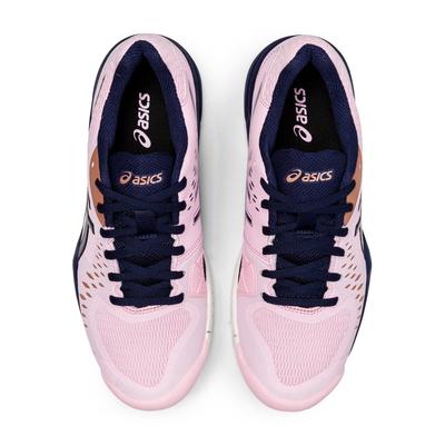 Asics Womens GEL-Challenger 12 Tennis Shoes - Cotton Candy/Peacoat - main image