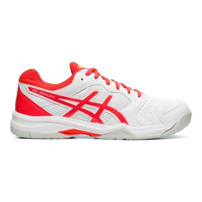 Asics Womens GEL-Dedicate 6 Tennis Shoes - White/Laser Pink - main image
