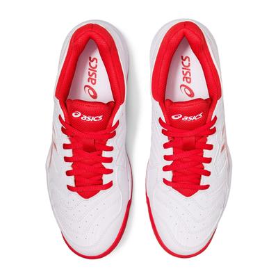 Asics Womens GEL-Dedicate 6 Tennis Shoes - White/Fiery Red - main image