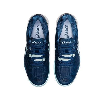 Asics Womens GEL-Resolution 8 Clay Tennis Shoes -  Light Indigo/Clear Blue - main image
