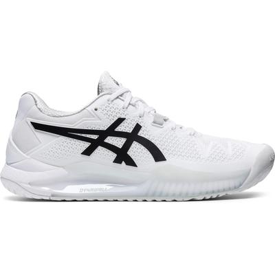 Asics womens black tennis shoes cheap