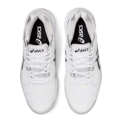 Asics Womens GEL-Resolution 8 Tennis Shoes - White/Black - main image