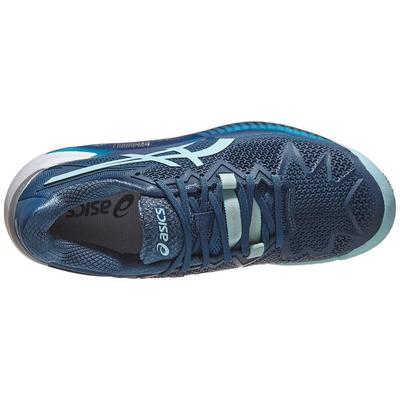 Asics Womens GEL-Resolution 8 Tennis Shoes - Light Indigo/Clear Blue
