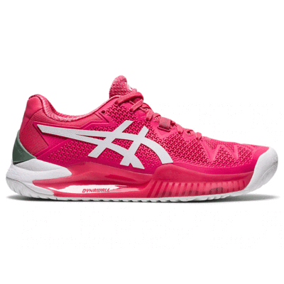 Asics Womens GEL-Resolution 8 Tennis Shoes - Pink Cameo/White - main image