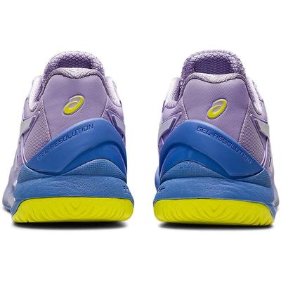 Asics Womens GEL-Resolution 8 Tennis Shoes - Murasaki/White - main image