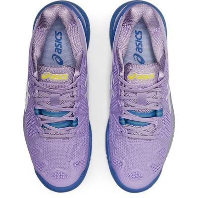 Asics Womens GEL-Resolution 8 Tennis Shoes - Murasaki/White - main image
