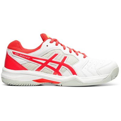 Asics Womens GEL-Dedicate 6 Clay Tennis Shoes - White/Laser Pink - main image