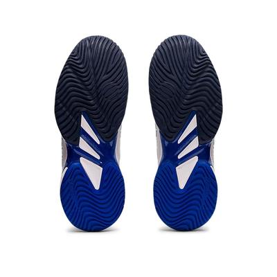 Asics Womens Court FF 2 Tennis Shoes - White/Lapis Lazuli Blue - main image