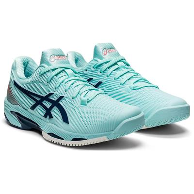 Asics Womens Solution Speed FF 2 Tennis Shoes - Clear Blue/Light Indigo - main image