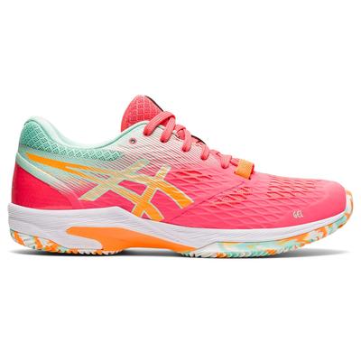 Asics Womens Lima FF Padel Tennis Shoes - Blazing Coral/Orange Pop - main image
