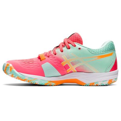 Asics Womens Lima FF Padel Tennis Shoes - Blazing Coral/Orange Pop - main image
