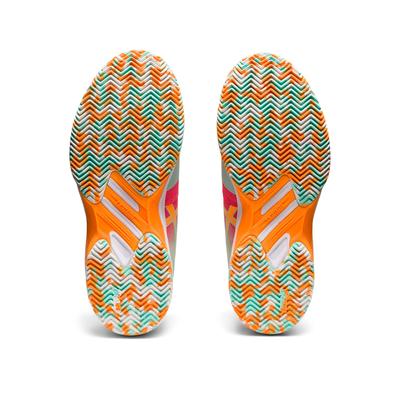 Asics Womens Lima FF Padel Tennis Shoes - Blazing Coral/Orange Pop