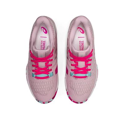Asics Womens Lima FF Padel Tennis Shoes - Barely Rose/Clear Blue