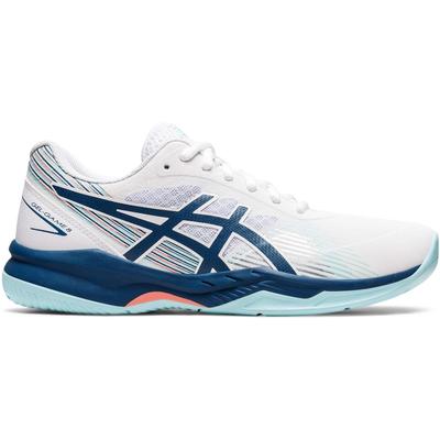 Asics Womens GEL-Game 8 Omni/Clay Tennis Shoes - White/Blue - main image