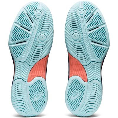 Asics Womens GEL-Game 8 Omni/Clay Tennis Shoes - White/Blue - main image