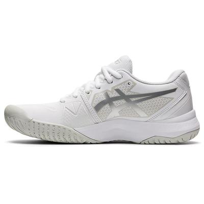 Asics Womens GEL-Challenger 13 Tennis Shoes - White/Pure Silver - main image