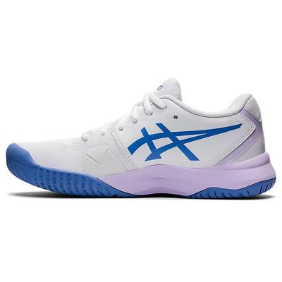 Asics Womens GEL-Challenger 13 Tennis Shoes - White/Periwinkle Blue