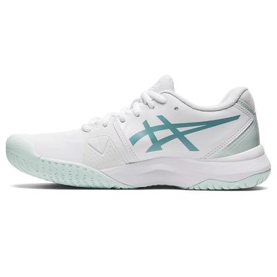 Asics Womens GEL-Challenger 13 Tennis Shoes - White/Smoke Blue - main image
