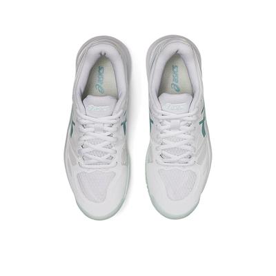 Asics Womens GEL-Challenger 13 Tennis Shoes - White/Smoke Blue - main image