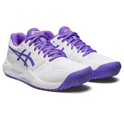 Asics Womens GEL-Challenger 13 Tennis Shoes - White/Amethyst - main image