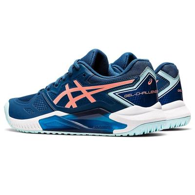 Asics Womens GEL-Challenger 13 Tennis Shoes - Light Indigo/Guava - main image