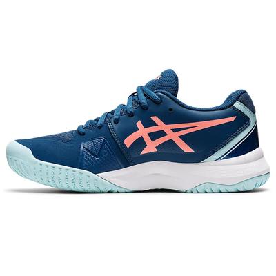 Asics Womens GEL-Challenger 13 Tennis Shoes - Light Indigo/Guava - main image
