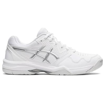 Asics Womens GEL-Dedicate 7 Tennis Shoes - White/Pure Silver - main image
