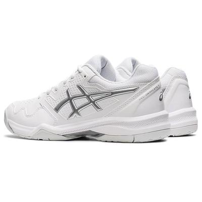 Asics Womens GEL-Dedicate 7 Tennis Shoes - White/Pure Silver - main image