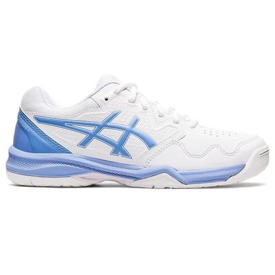 Asics Womens GEL-Dedicate 7 Tennis Shoes - White/Periwinkle Blue - main image