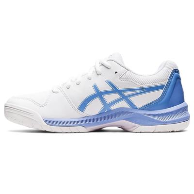 Asics Womens GEL-Dedicate 7 Tennis Shoes - White/Periwinkle Blue
