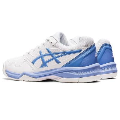 Asics Womens GEL-Dedicate 7 Tennis Shoes - White/Periwinkle Blue