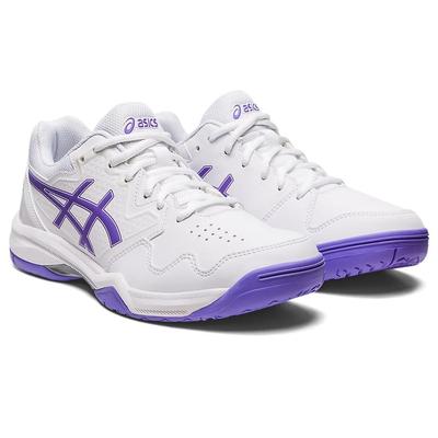 Asics Womens GEL-Dedicate 7 Tennis Shoes - White/Amethyst - main image