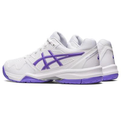 Asics Womens GEL-Dedicate 7 Tennis Shoes - White/Amethyst - main image