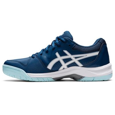 Asics Womens GEL-Dedicate 7 Tennis Shoes - Light Indigo/White - main image