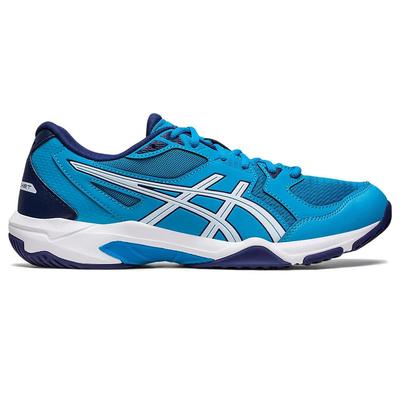 Asics Mens GEL-Rocket 10 Indoor Court Shoes - Island Blue/White - main image